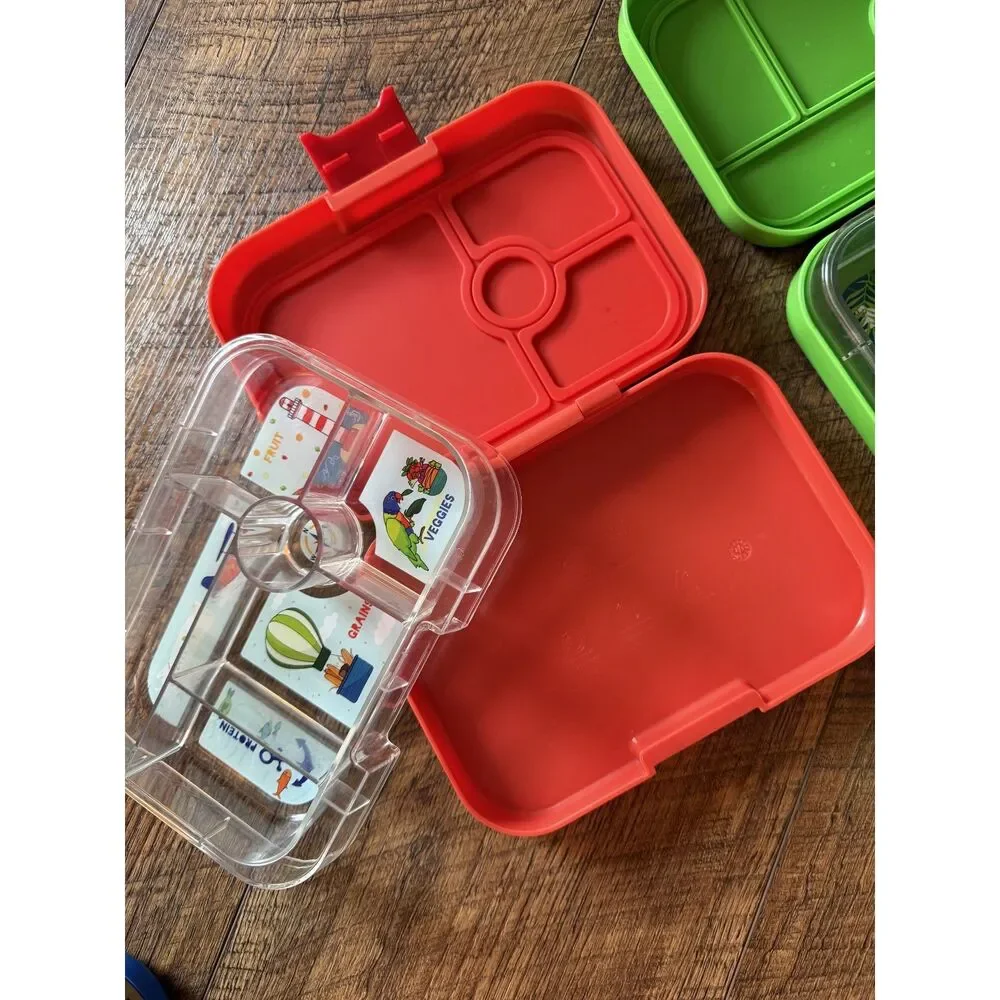 Yumbox Bento Lunch Box Set of 3 with matching Stainless Thermos